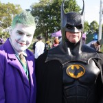 Batman and Joker put their differences aside to support the event