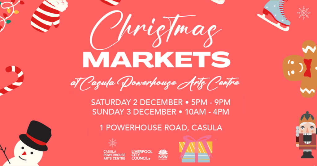 Christmas Makers Market At Casula Powerhouse 89.3 2GLF